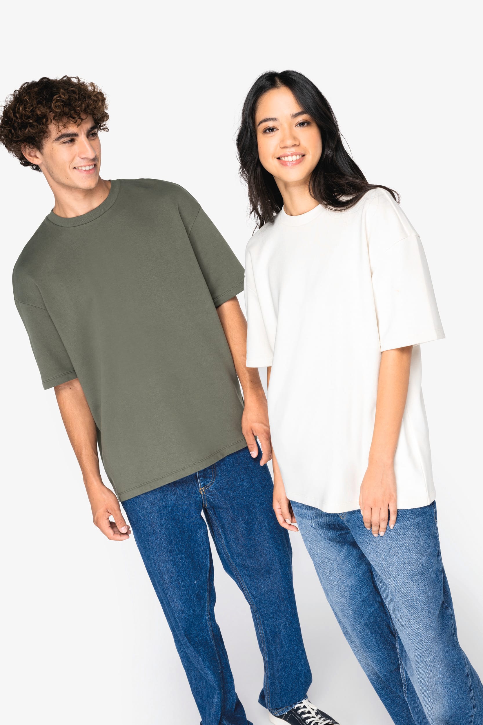 Eco-friendly Unisex Oversize French Terry T-shirt - 300 g/m²