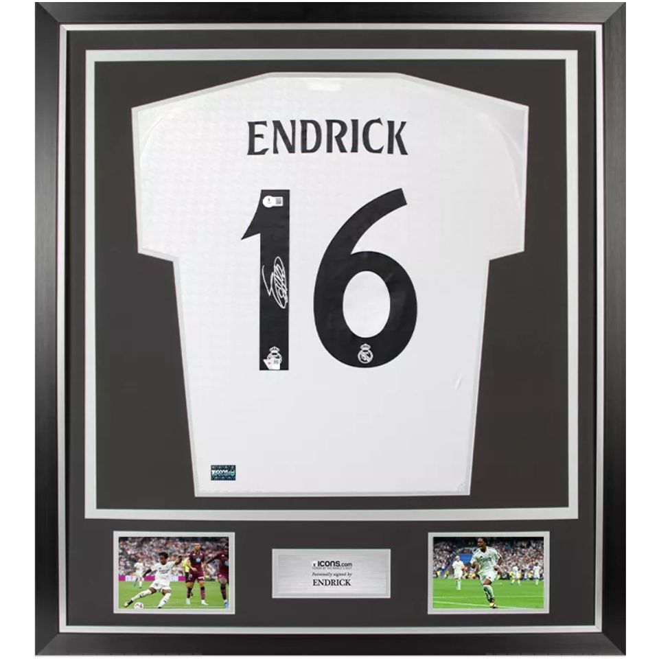 残り1点=エンドリック・バック直筆サイン入り レアル・マドリードCF