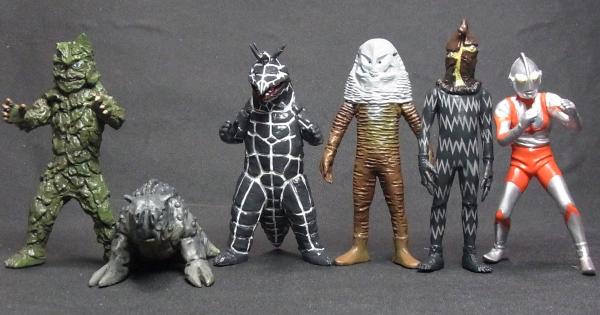 怪獣コンプリート計画 完結セット その1 | 新旧プラモつくっちゃうぞ
