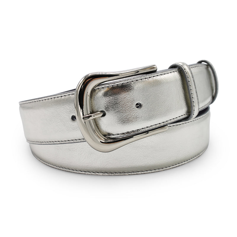 Silver Metallic Belt – Elliot Rhodes Ltd