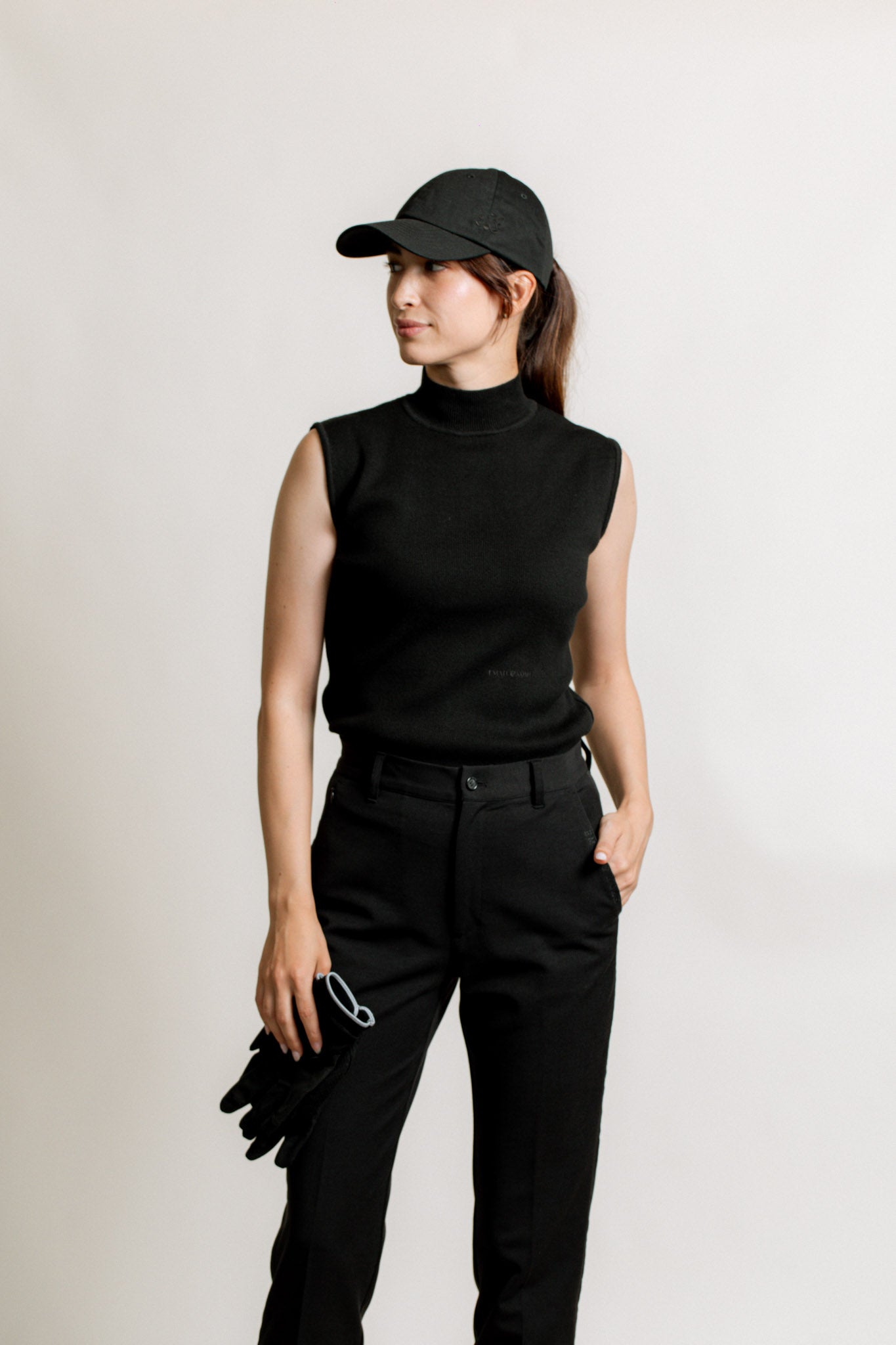 エマノア ゴルフ】レディース ストレッチ サイドライン ロングパンツ