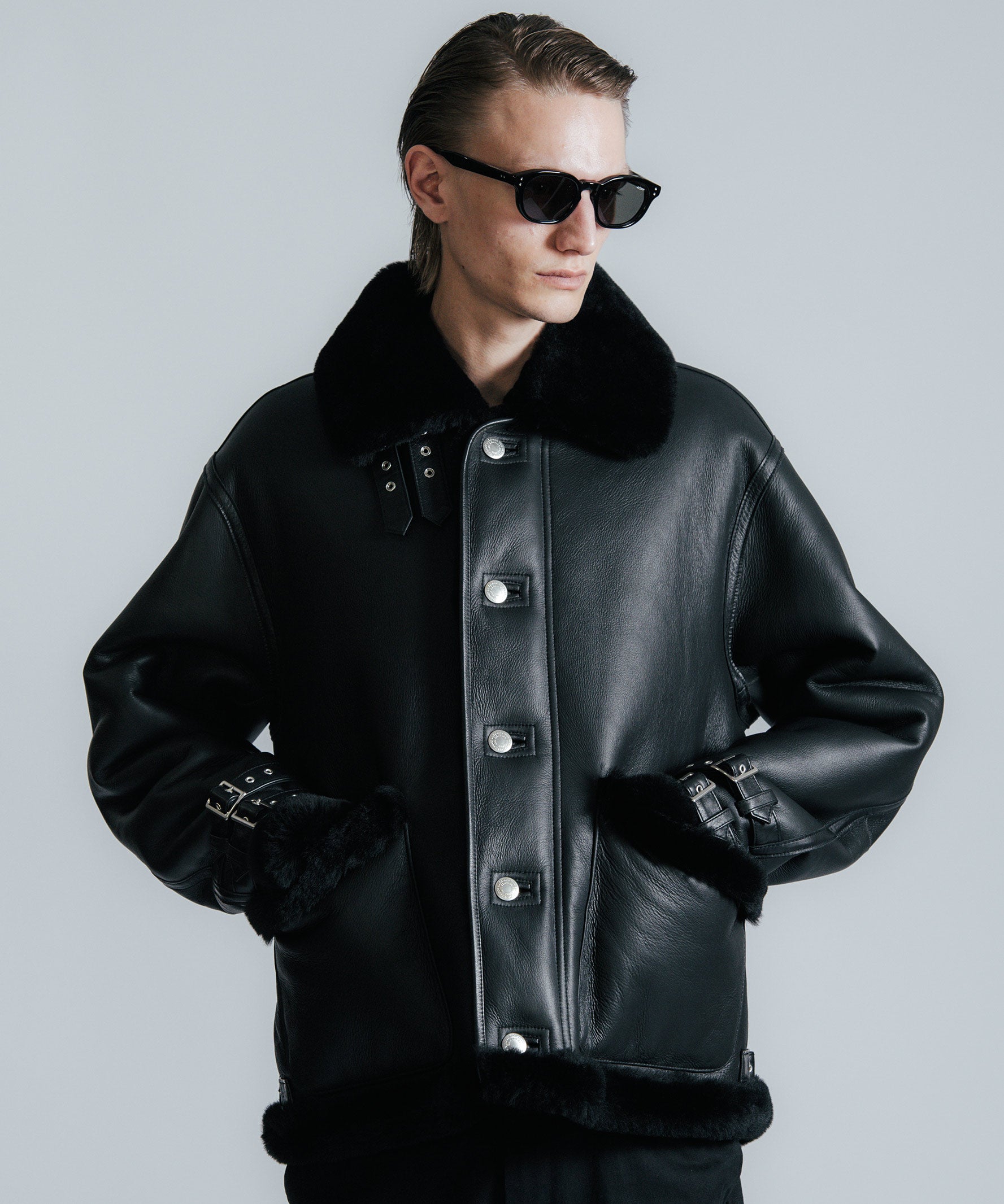 MOUTON LEATHER JACKET