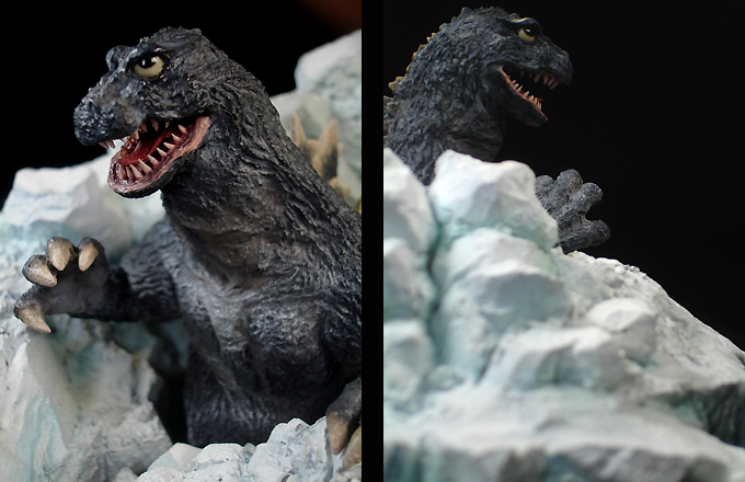 酒井ゆうじ造形工房】 1/250 キンゴジ出現 完成品