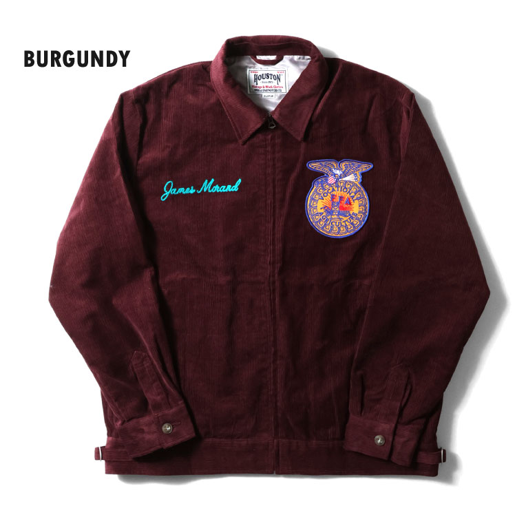 HOUSTON / ヒューストン 51448 CORDUROY EMBROIDERY JACKET (FFA