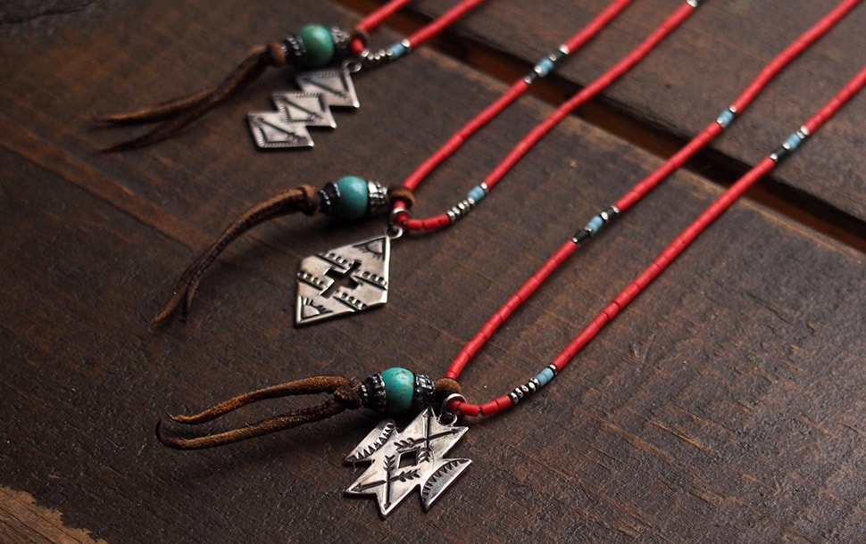 M.Cohen 〔ｴﾑｺｰｴﾝ〕 ネックレス PANTYオリジナルカスタム コーラル