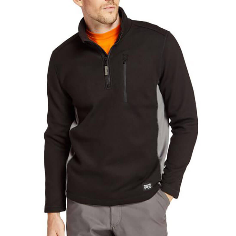 TB0A1HGK - Timberland Pro Men's Studwall 1/4-Zip Textured Fleece