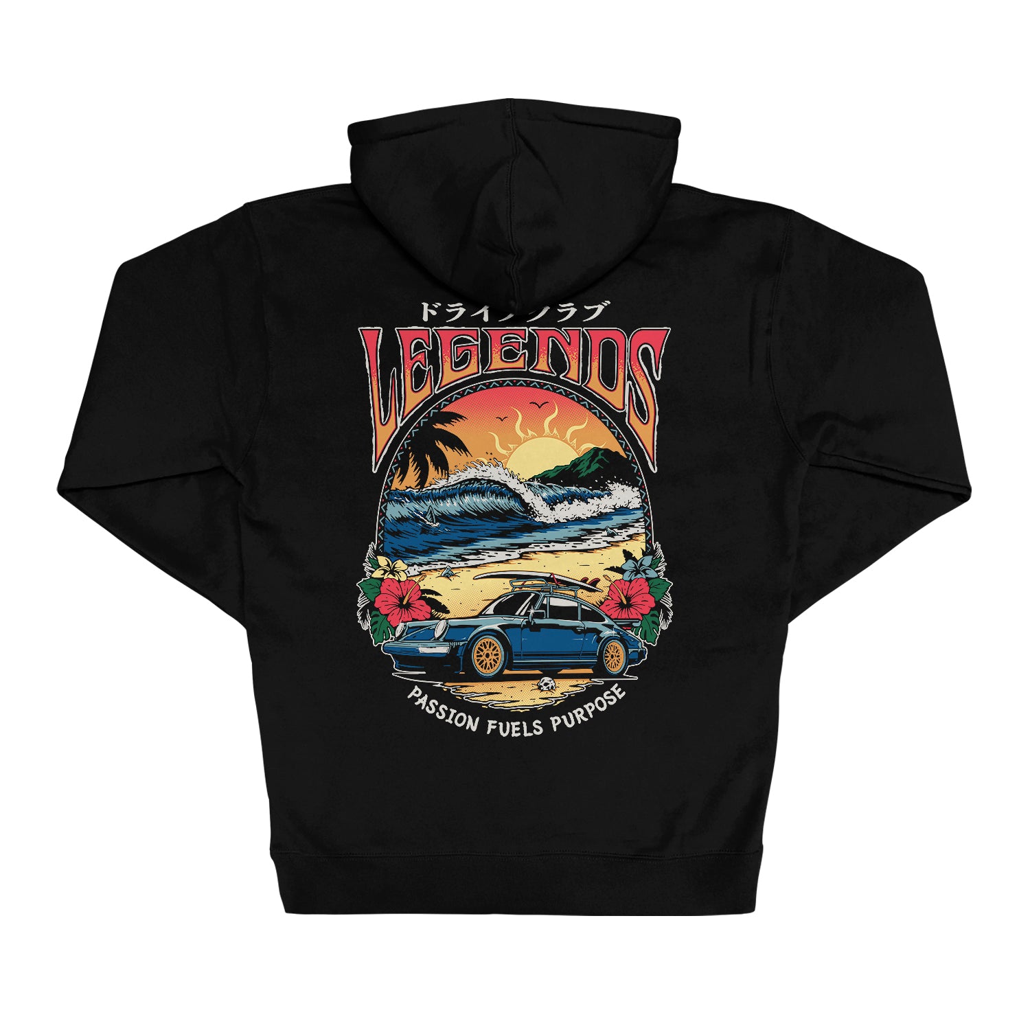 Hoodie - Black Endless Summer