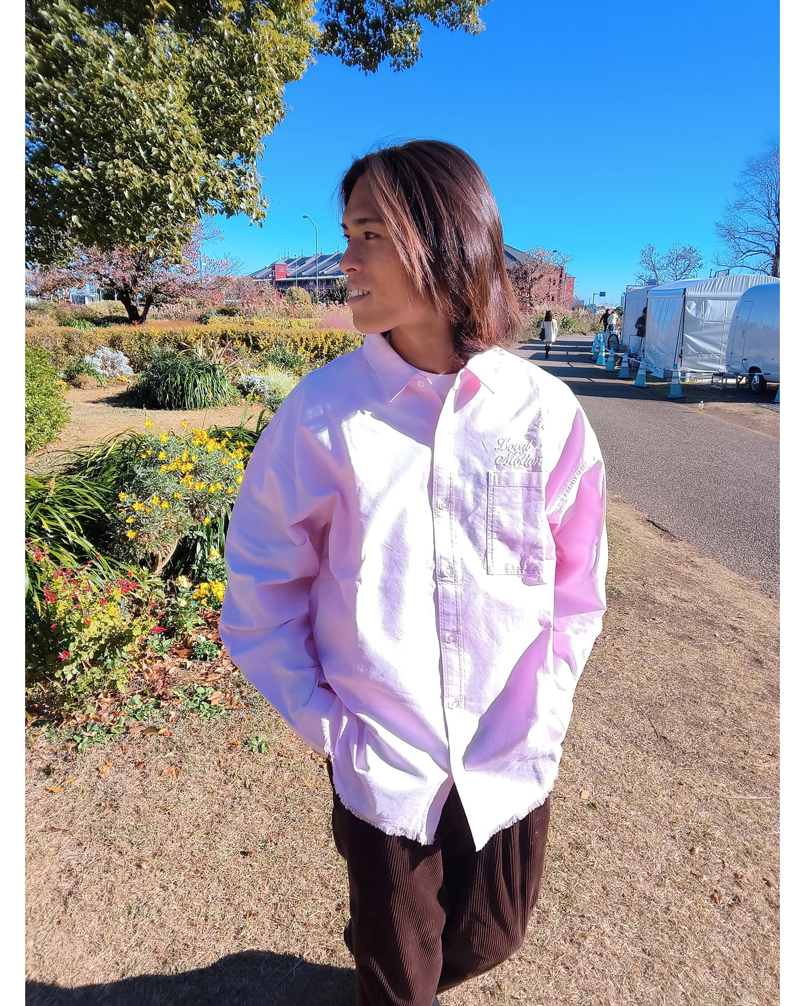 オックスフォード刺繍 長袖シャツ – ローカルモーション公式オンライン