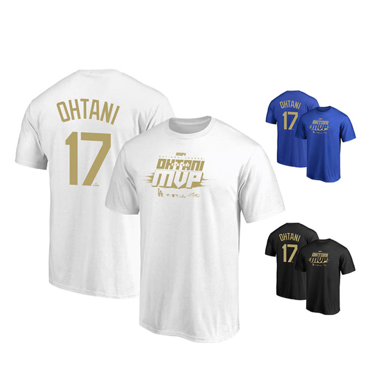 大谷翔平 2024 ナショナルリーグ MVP 受賞記念 Tシャツ 半袖 ネーム