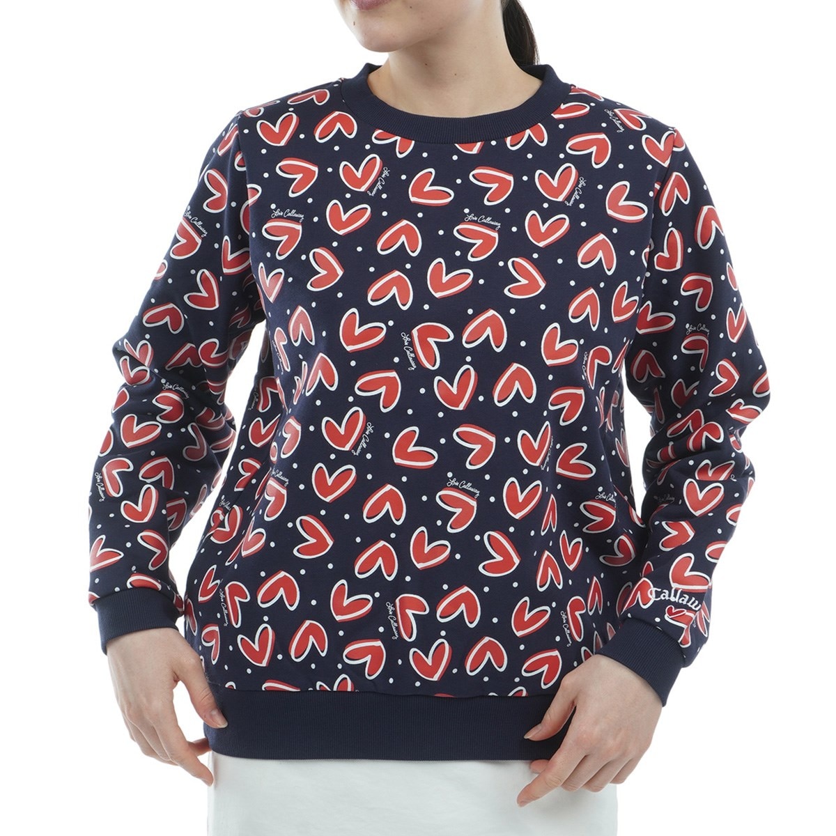 セール・アウトレット】LOVEキャロウェイ クルーネックスウェット