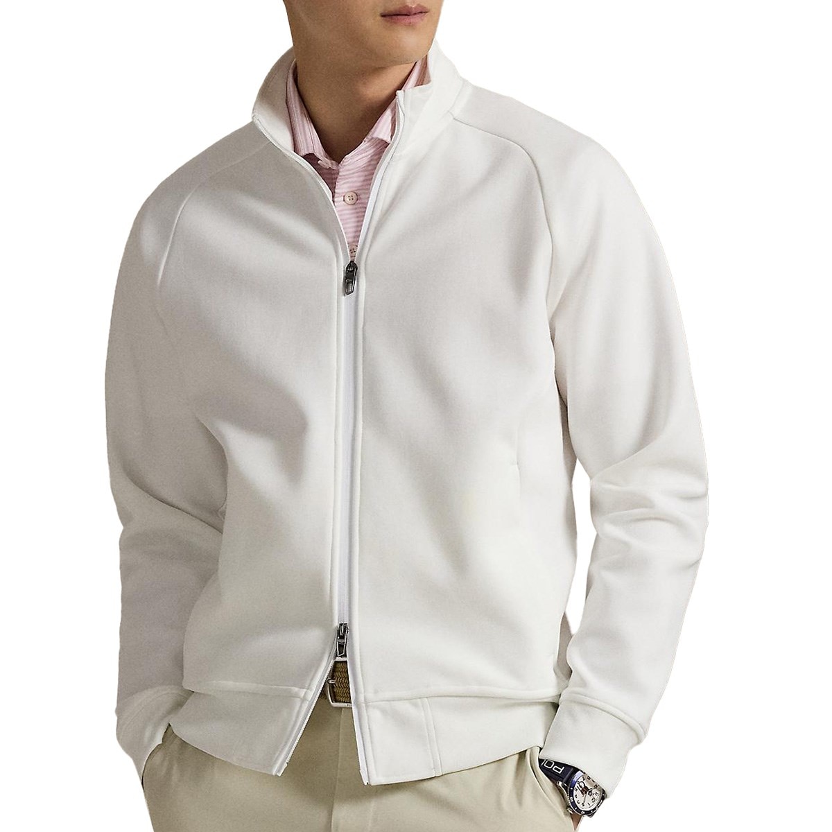 RLX ダブルニット モックネックジャケット(アウター(ブルゾン