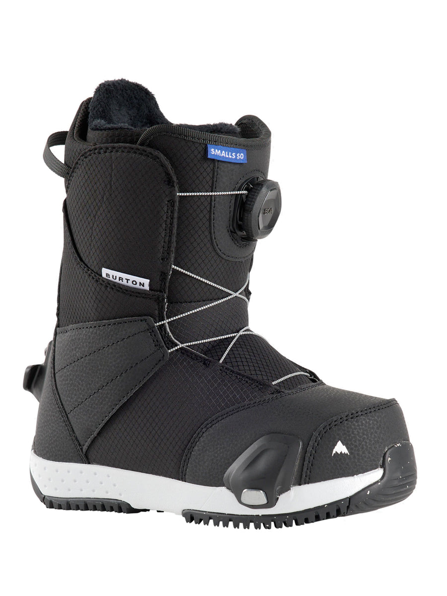 BURTON KIDS SMALLS STEP ON SNOWBOARD BOOTS - BLACK - 2025