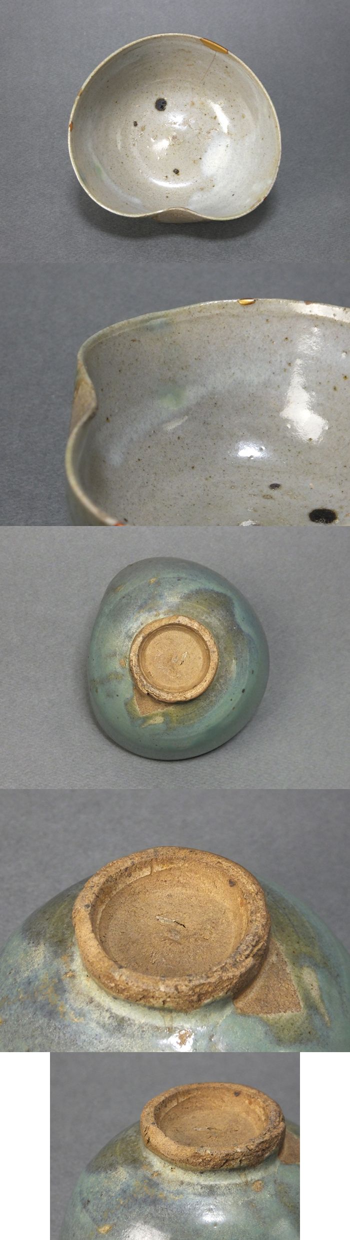 古童 - 唐津 緑釉 茶碗 | 古美術品専門サイト fufufufu.com