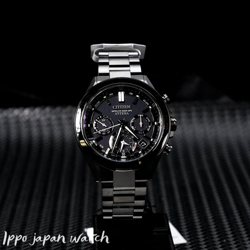 Citizen Men's ATTESA ACT Line Black Titanium Series Eco-Drive GPS