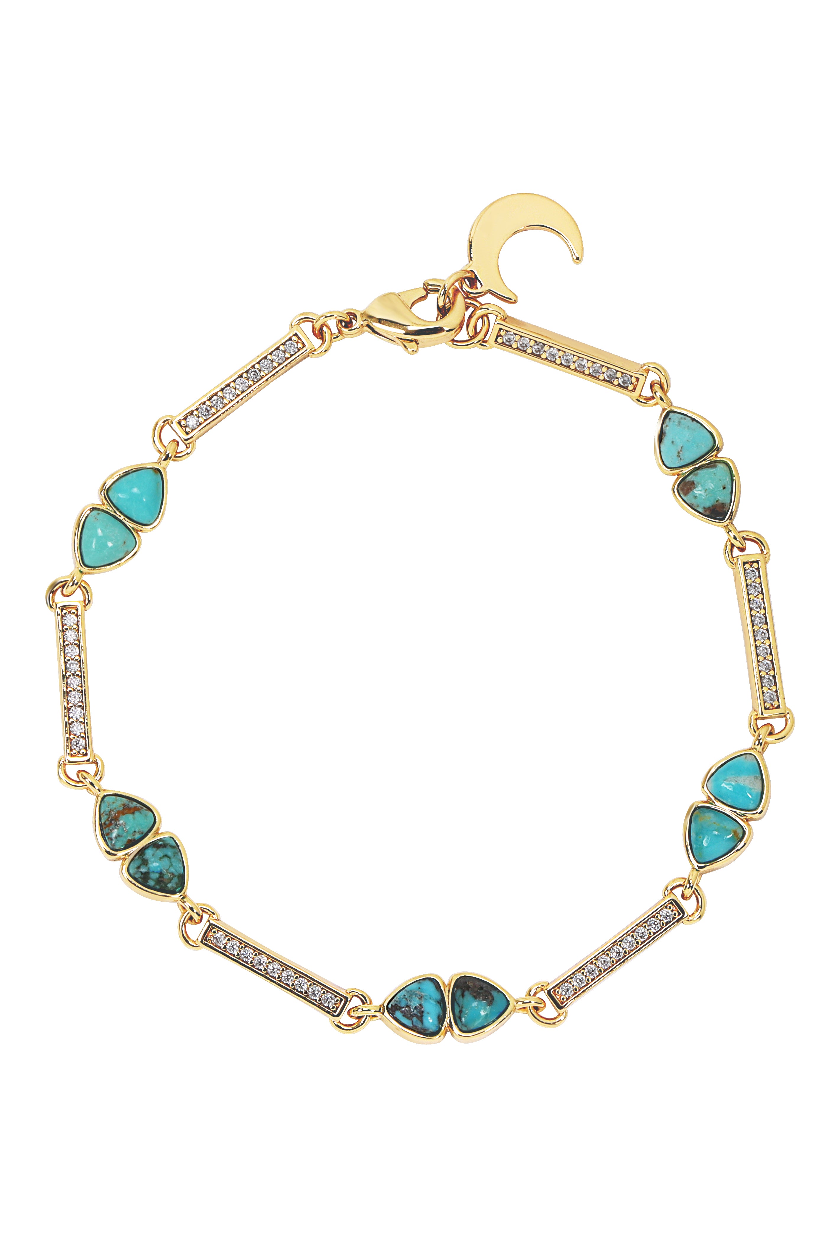 Turquoise Veda Tennis Bracelet – Lili Claspe