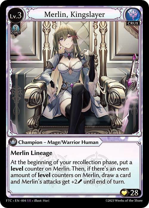 Merlin, Kingslayer - Fractured Crown - Grand Archive TCG