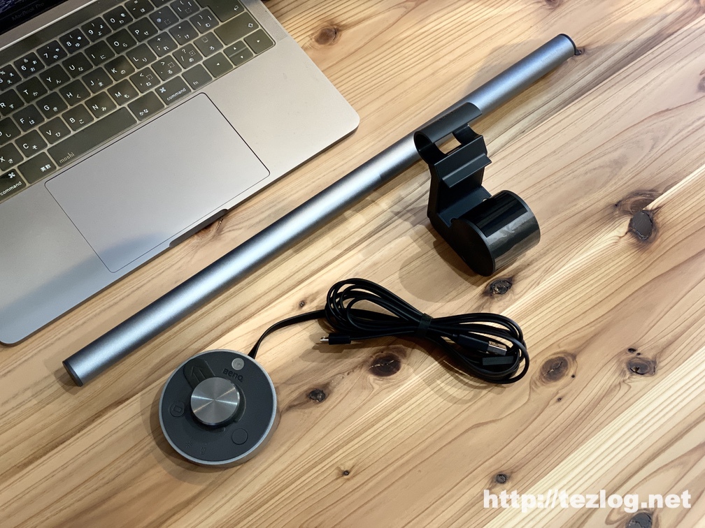 レビュー】BenQ ScreenBar Plus モニター掛け式のデスクライトが超