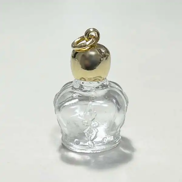 ミニ香水瓶・王冠・リンゴ型キャップ金銀5本セット:東静オンラインショップ