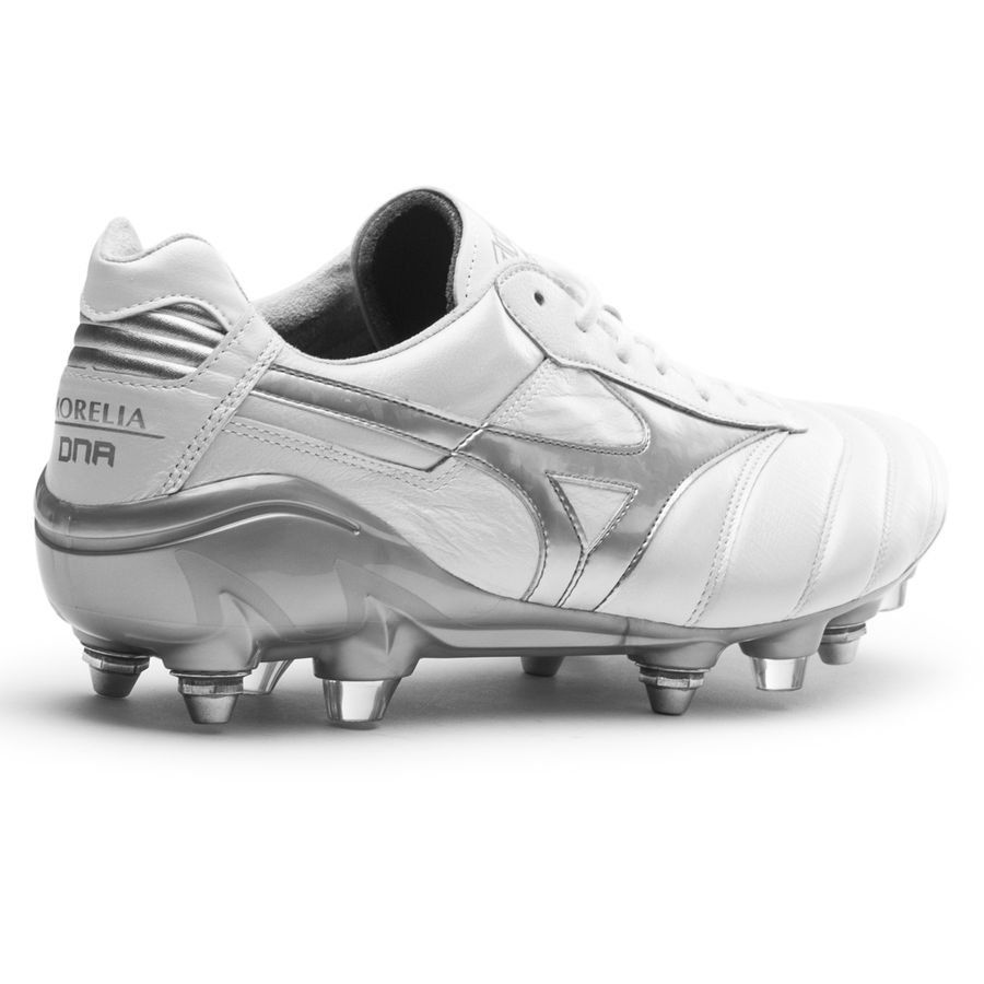 Mizuno Morelia DNA Made in Japan SG - White/Silver Metallic