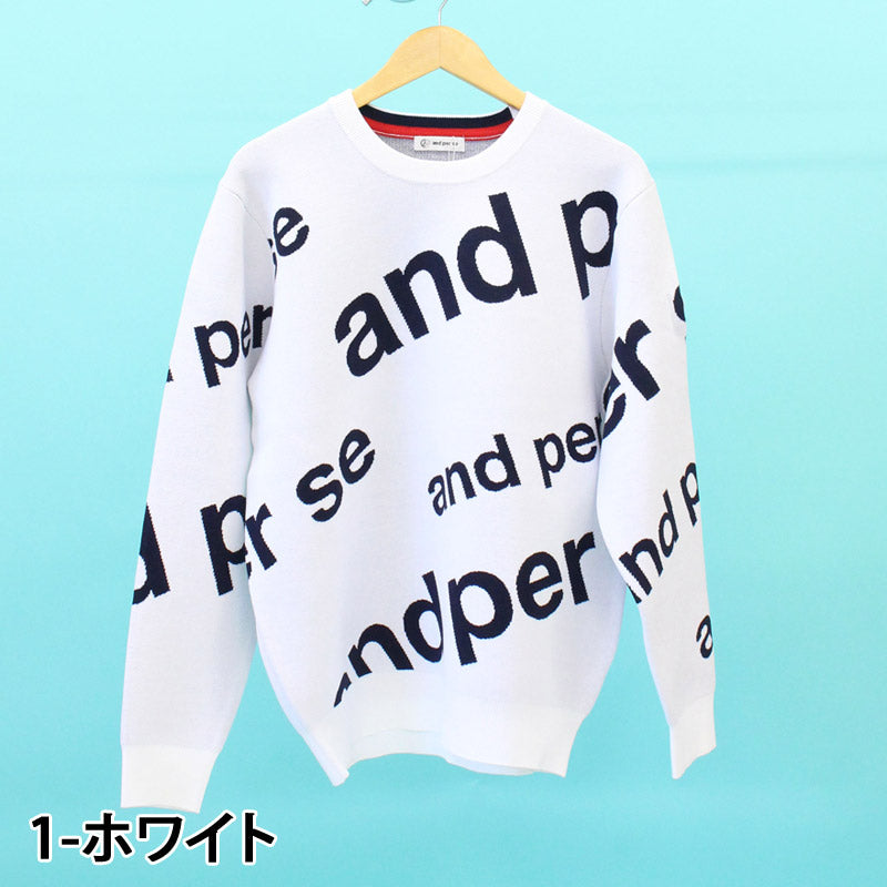 and per se アンパスィ ゴルフウェア メンズ ニットセーター トップス