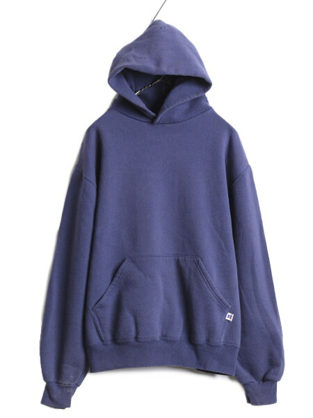 楽天市場】90s USA製 ラッセル 無地 スウェット フード パーカー