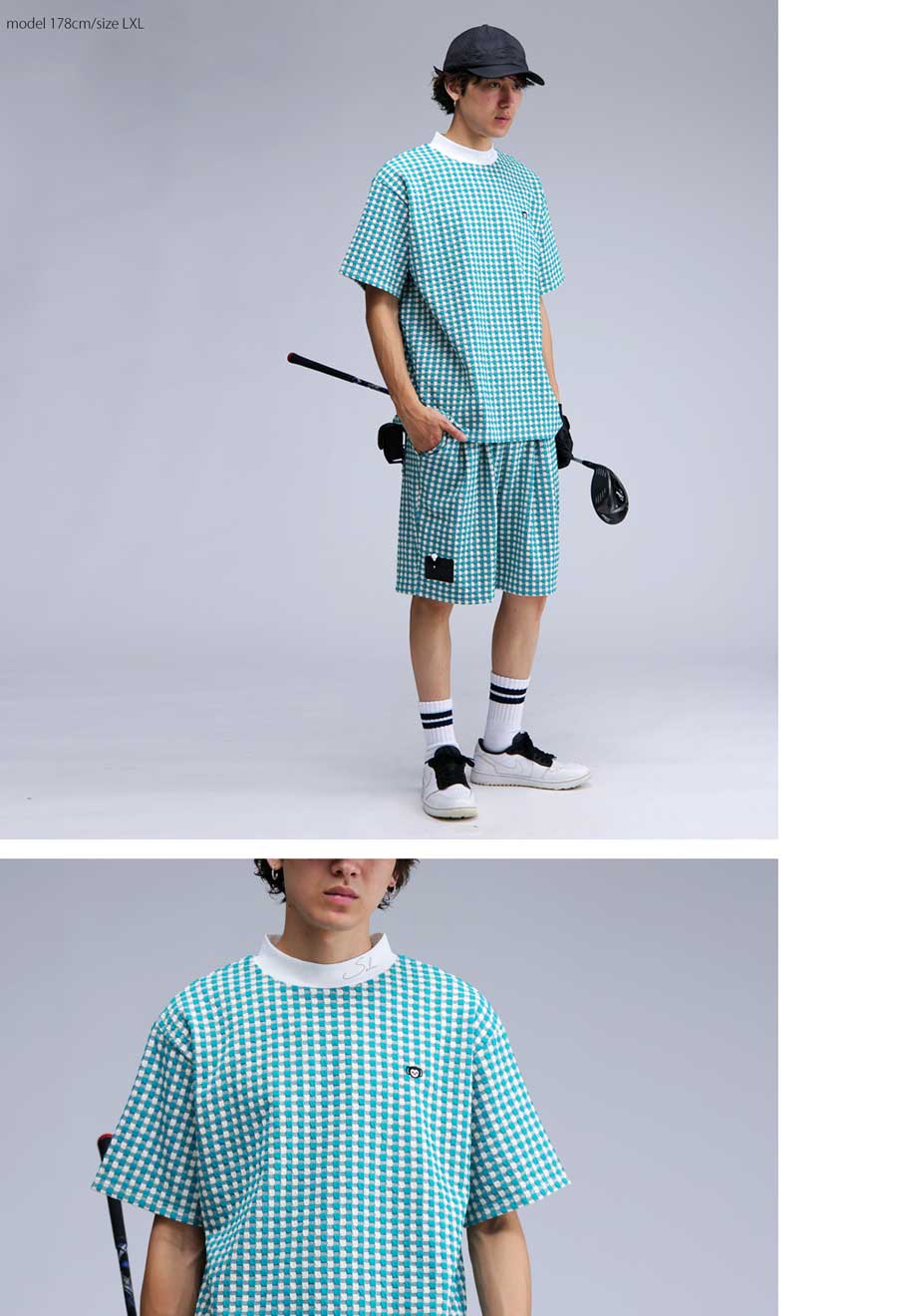 楽天市場】チェック柄トップス レディース ゴルフウェア 半袖 送料無料