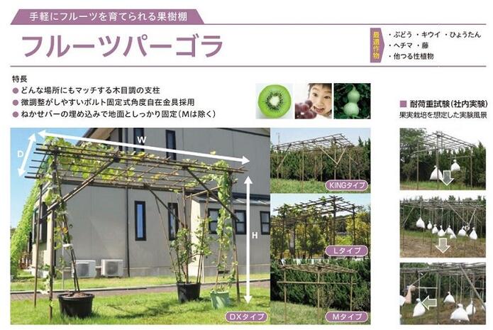 楽天市場】積水樹脂 フルーツパーゴラ L 幅2.4m×高さ2.0m×奥行1.2m
