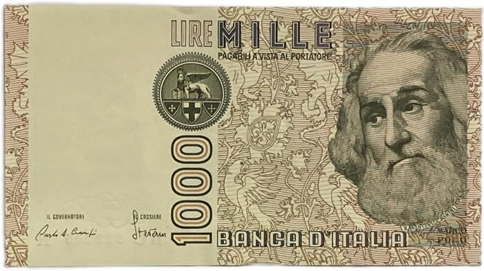 楽天市場】イタリア紙幣 1000リラ 未使用 1982年 世界 外国 貨幣 古銭