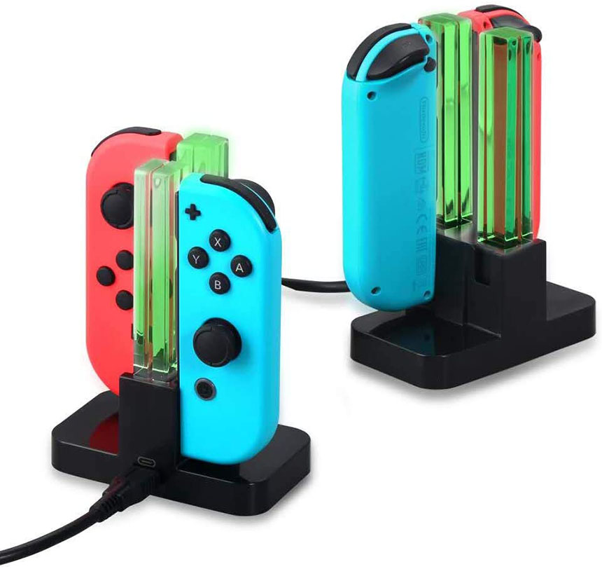楽天市場】Joy-Con 充電 スタンド Nintendo Switch用 4台同時充電可能