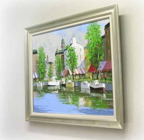 自作絵画 黎明 船出 油彩画 F20 自作絵画 黎明 船出 油彩画 F20 自作