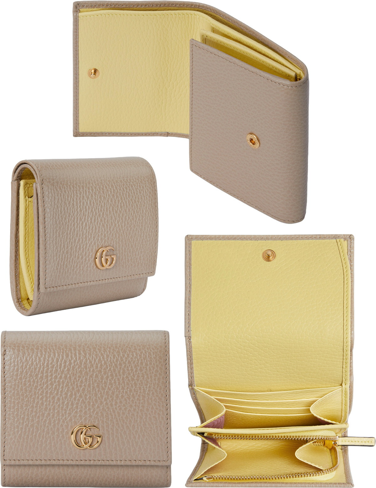 楽天市場】GUCCI グッチ レディースL字ファスナー小銭入れ付き二つ折り