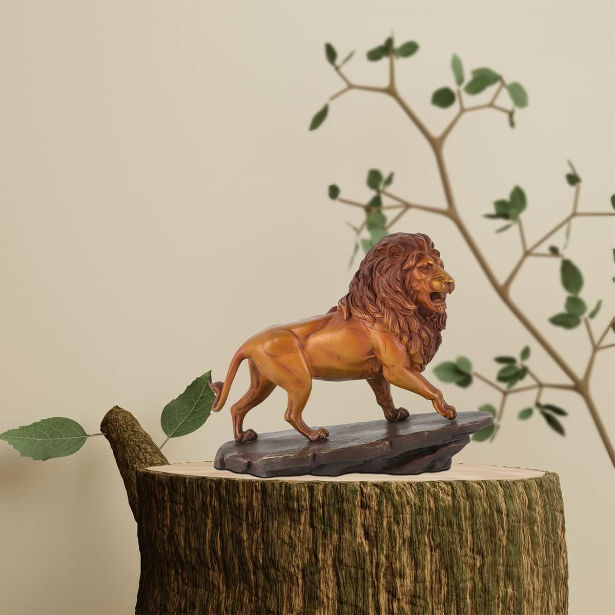 楽天市場】ブロンズ色 コパー純銅製 百獣の王ライオン彫像 彫刻