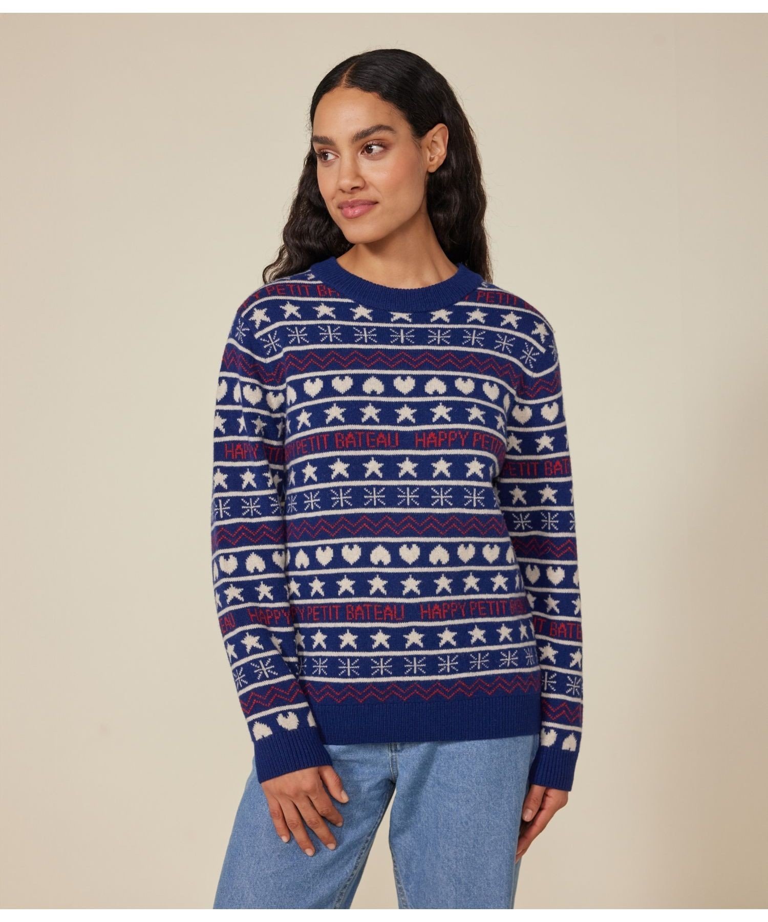 TOMORROWLAND｜ビジュージャカード クルーネックプルオーバー