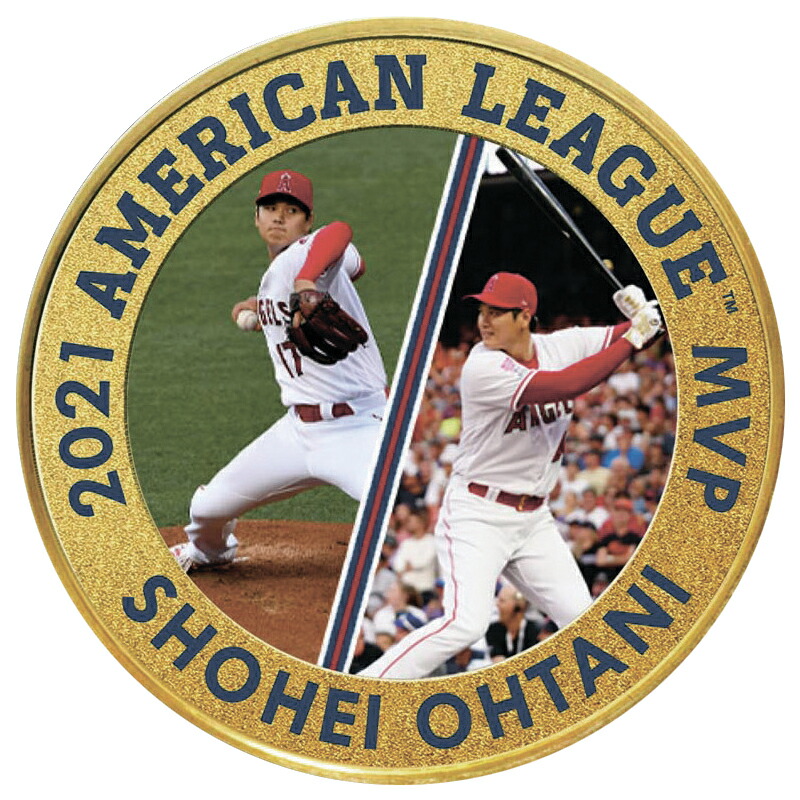 大谷翔平 2023年アメリカンリーグMVP獲得記念ゴールド（メダル） MLB