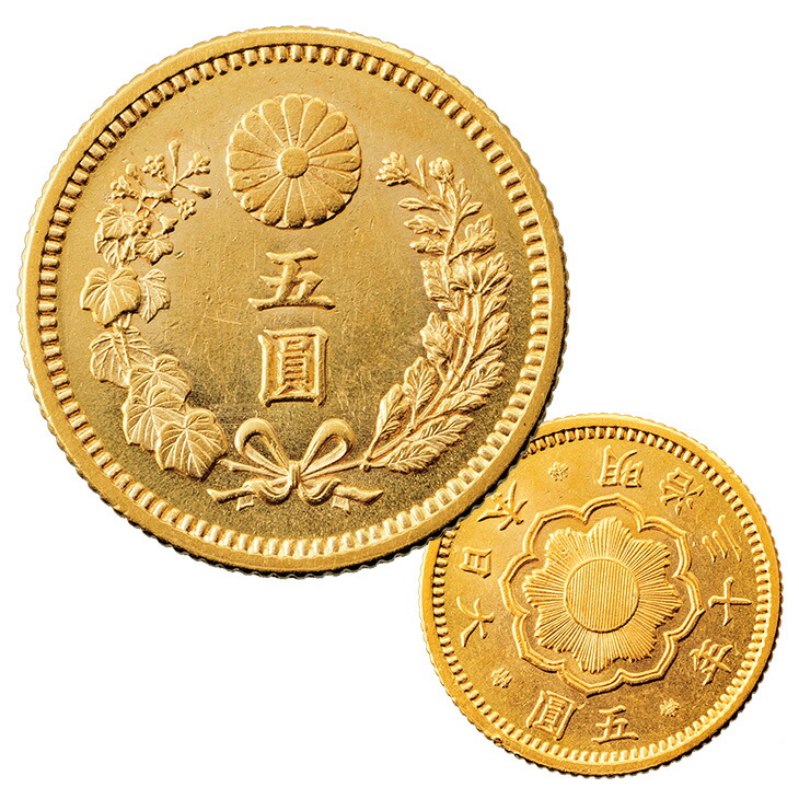 楽天市場】新5円金貨の通販