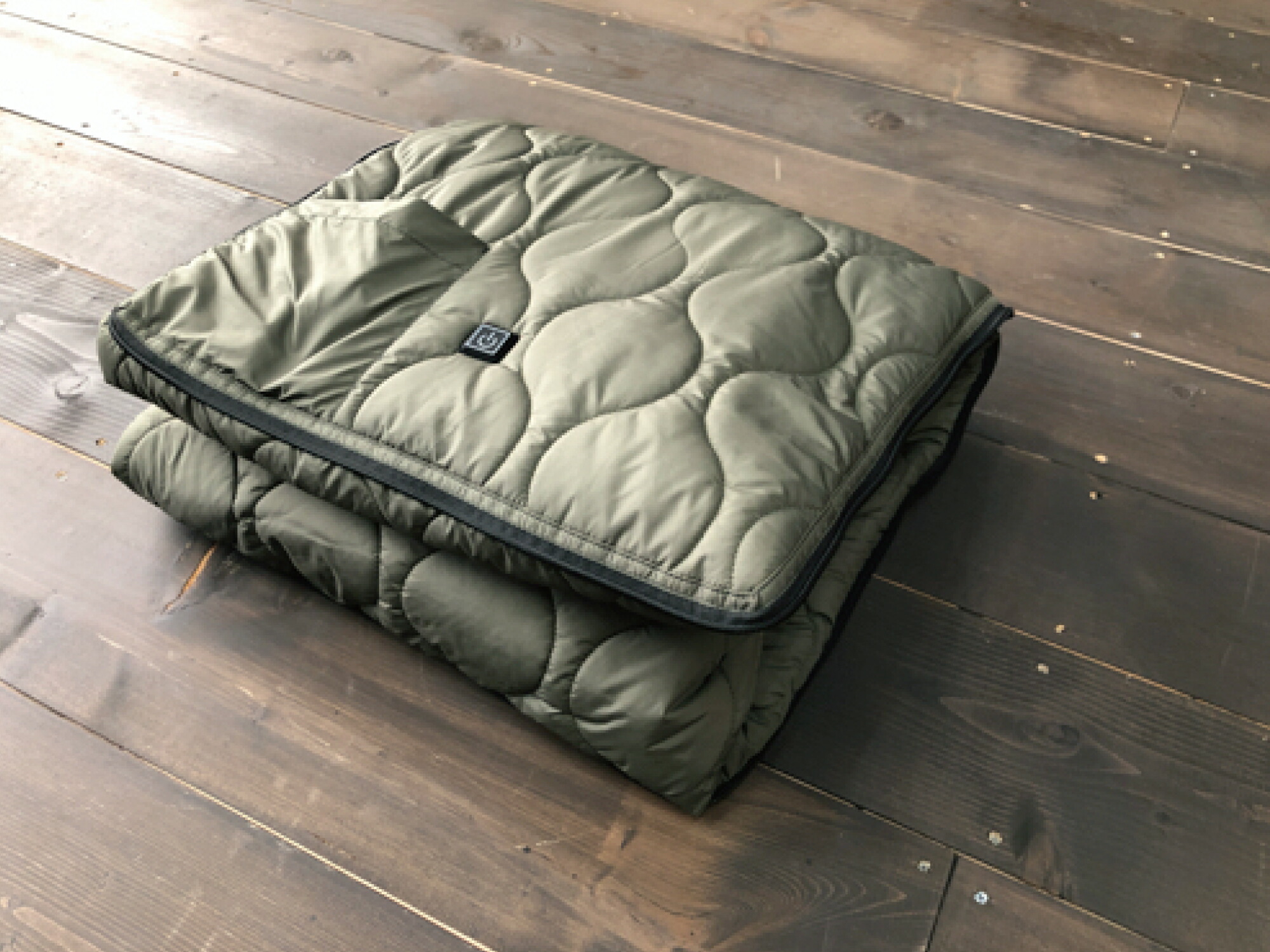 楽天市場】5050WORKSHOP ヒーター搭載電熱ブランケット＆クッション