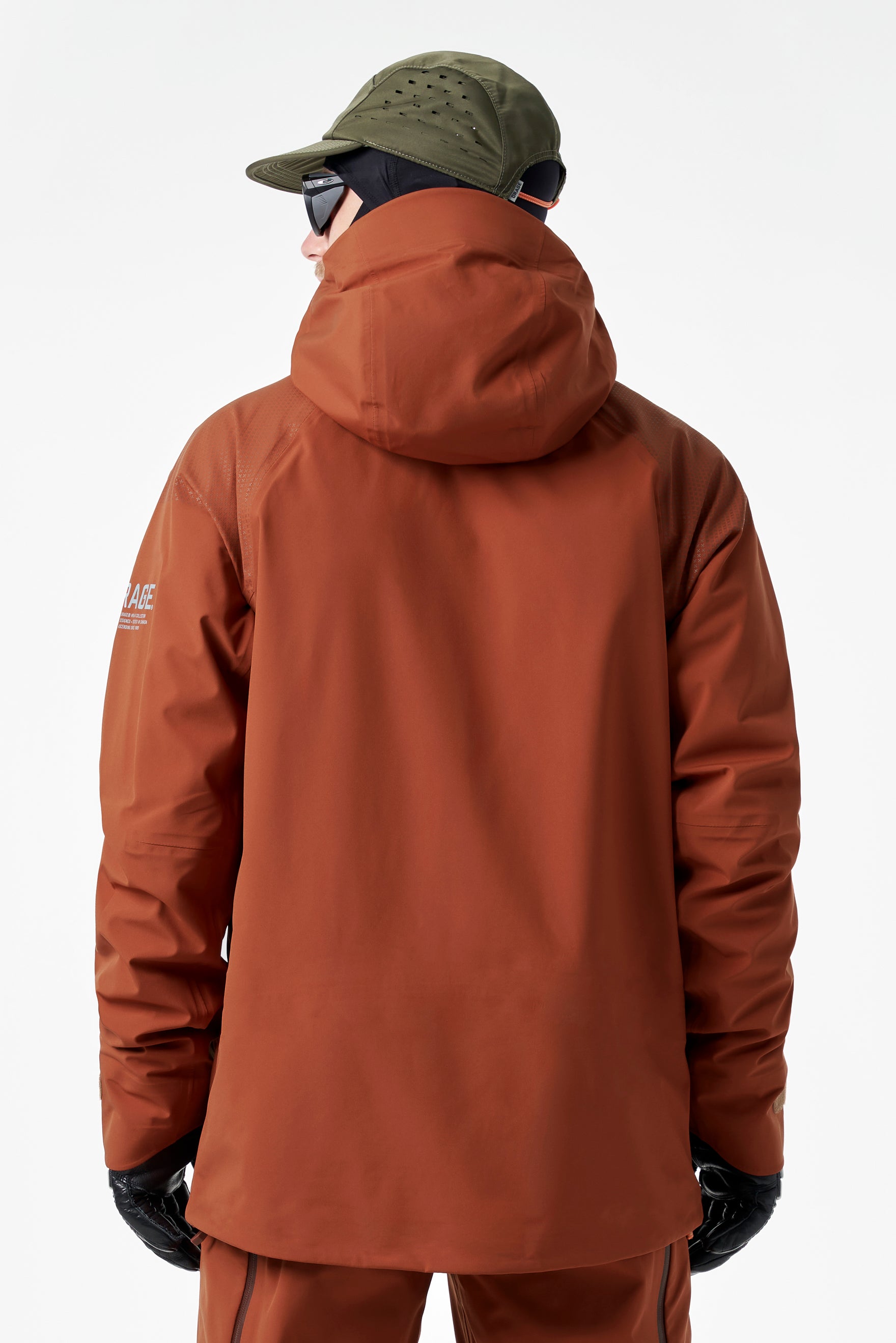 Men's MTN-X Glacier 3L Light Jacket-Dark Terracotta – Orage outerwear