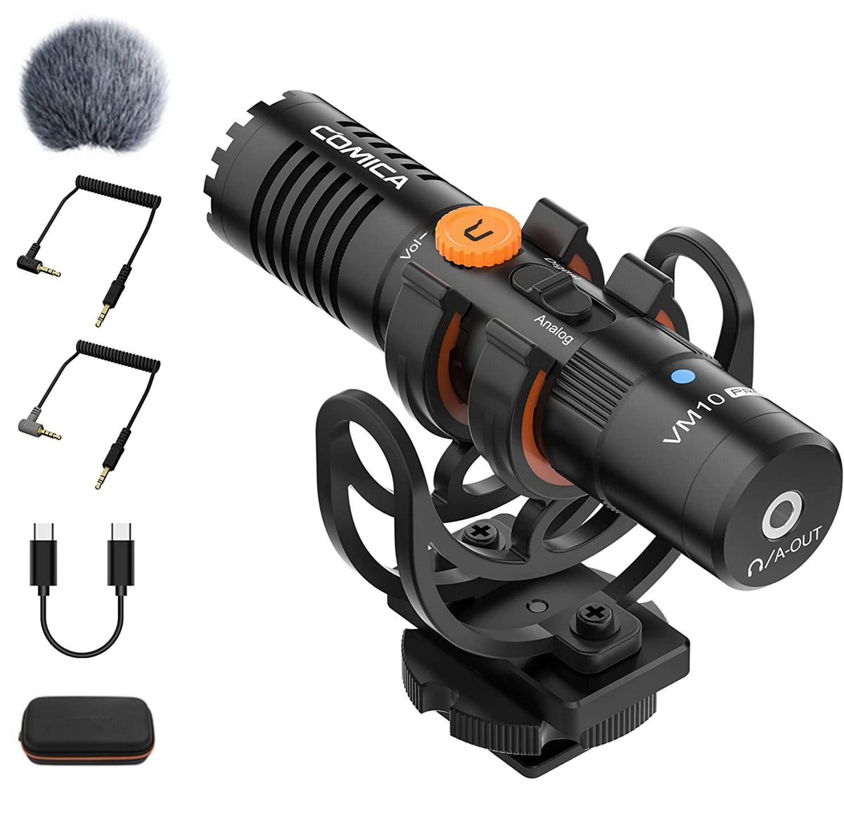 COMICA VM10 PRO 外付けマイク カメラマイク カーディオイド 指向性 PC