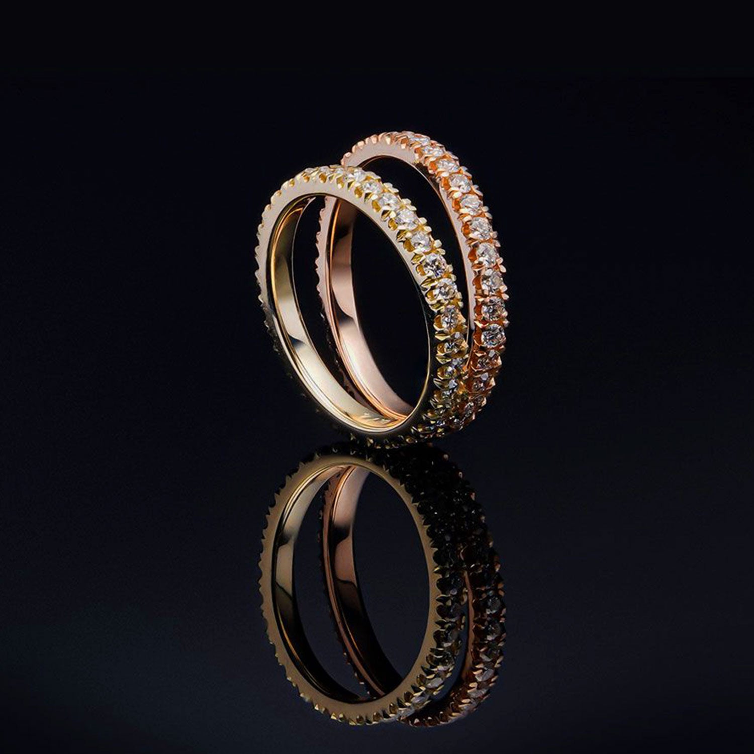 ダイヤモンド フルエタニティ ピンキーリング – VARTIX