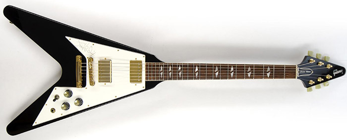 ジミヘン・フライングV - ショートヴァイブローラ搭載のマニア仕様