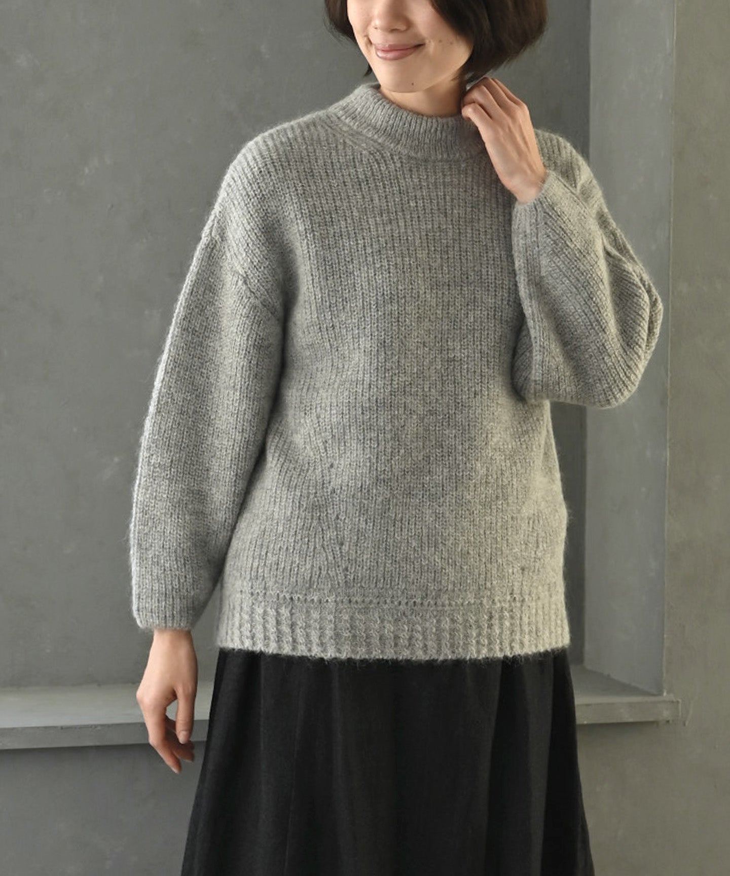 ふっくら柔らか高品質アルパカモヘヤ〉セーター (muc912) – WOOL STUDIO
