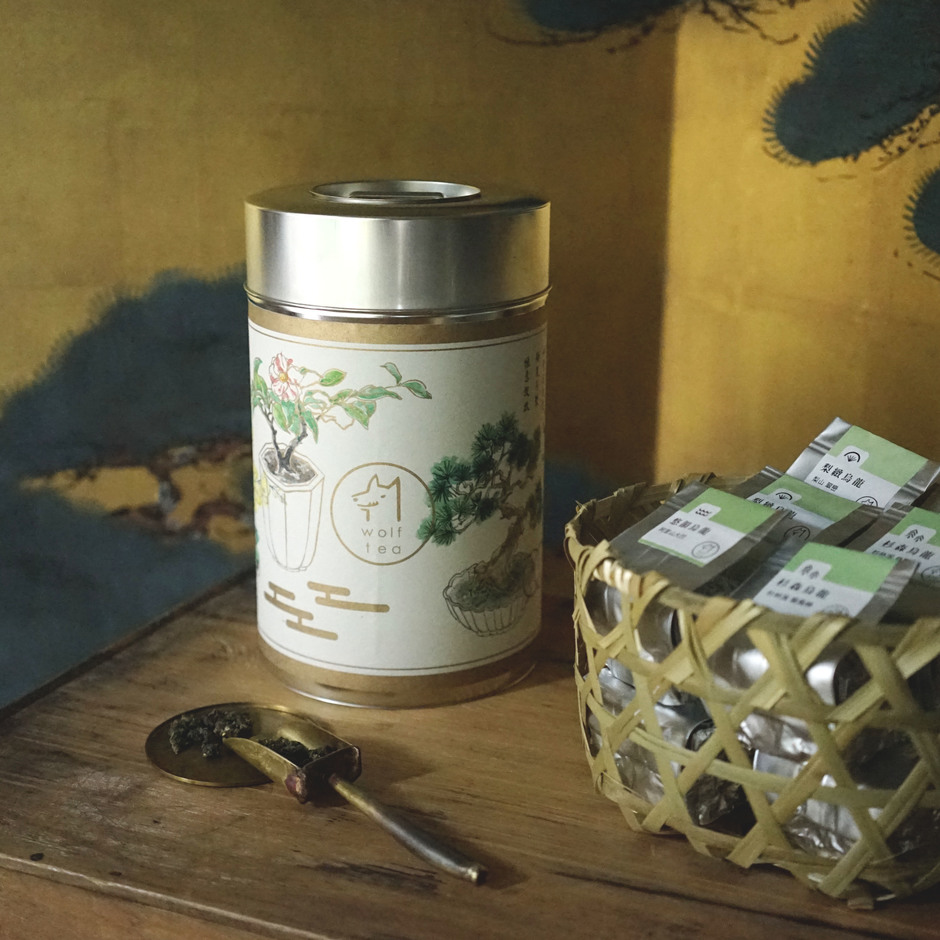 珍藏大禹嶺送禮金繪巨茶罐- 琅茶Wolf Tea