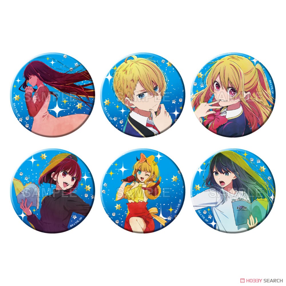 推しの子】缶バッジ+ TVアニメビジュアル ver.B (6個セット