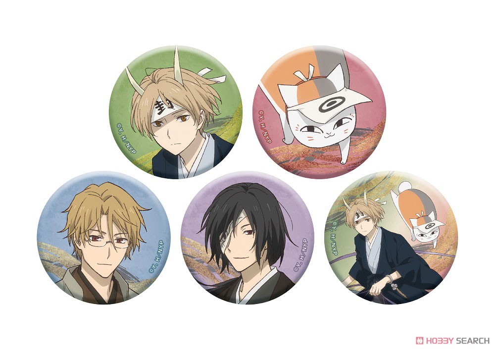 夏目友人帳 描き下ろし缶バッジコレクション【式ver.】 (5個セット