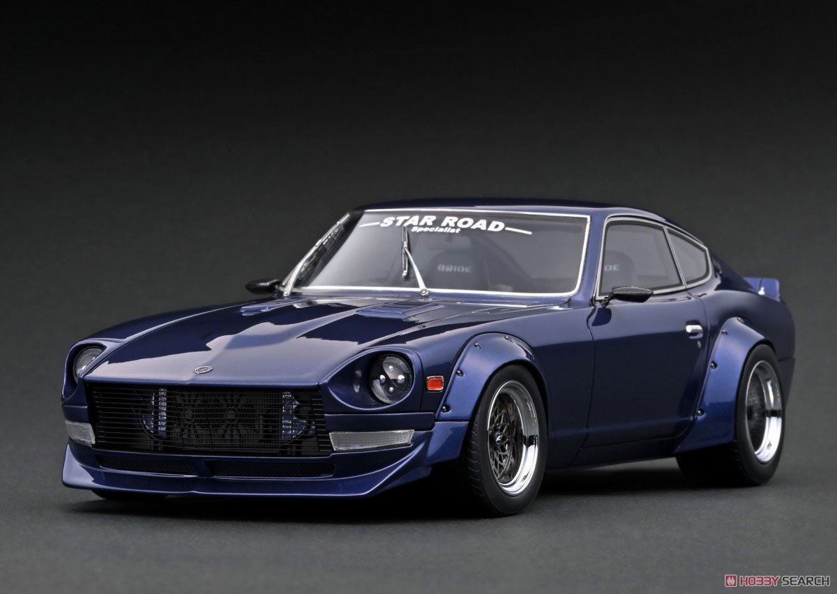 Nissan Fairlady Z (S30) STAR ROAD Blue (ミニカー) - ホビーサーチ