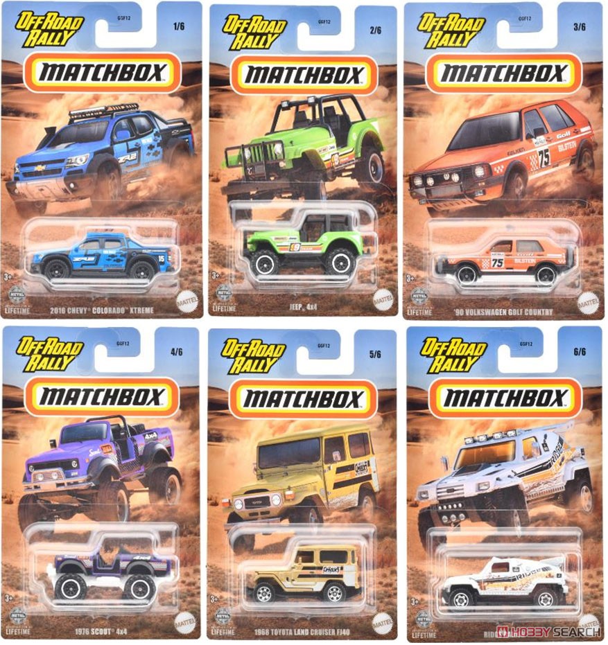 マッチボックス テーマ アソート - オフロード ラリー (玩具) - ホビー
