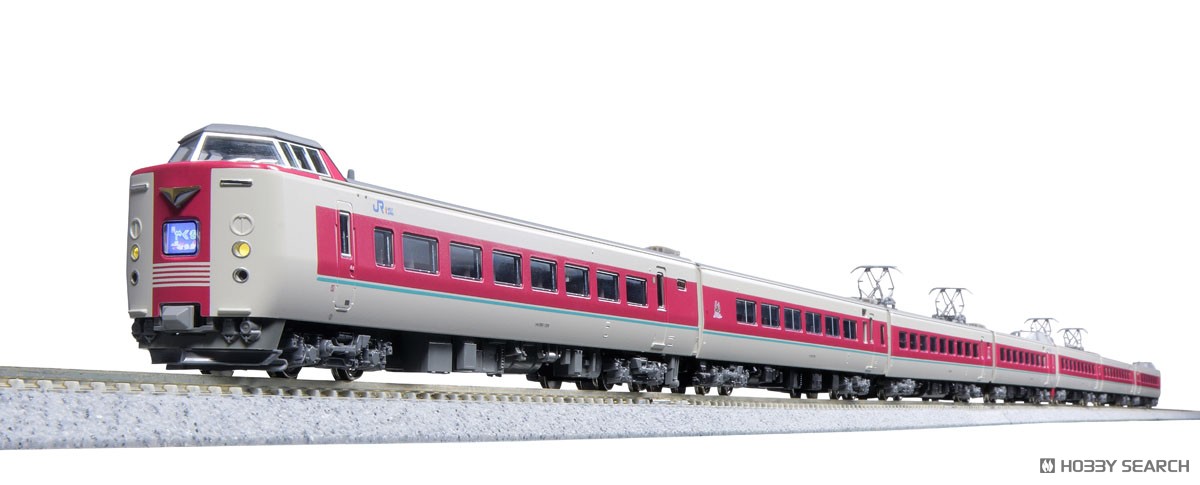 381系 「ゆったりやくも」 (ノーマル編成・グレー台車) 7両セット (7両