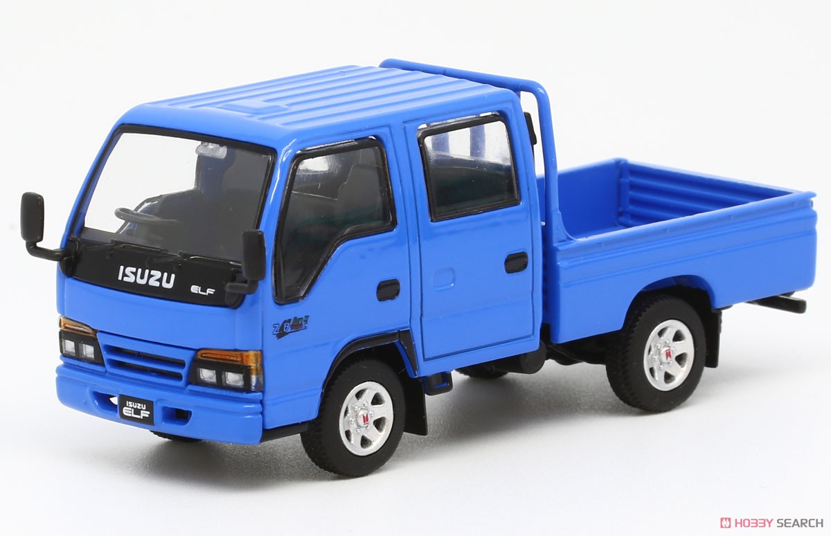 いすゞ エルフ(ELF) ダブルキャブ - ブルー (ミニカー) - ホビーサーチ