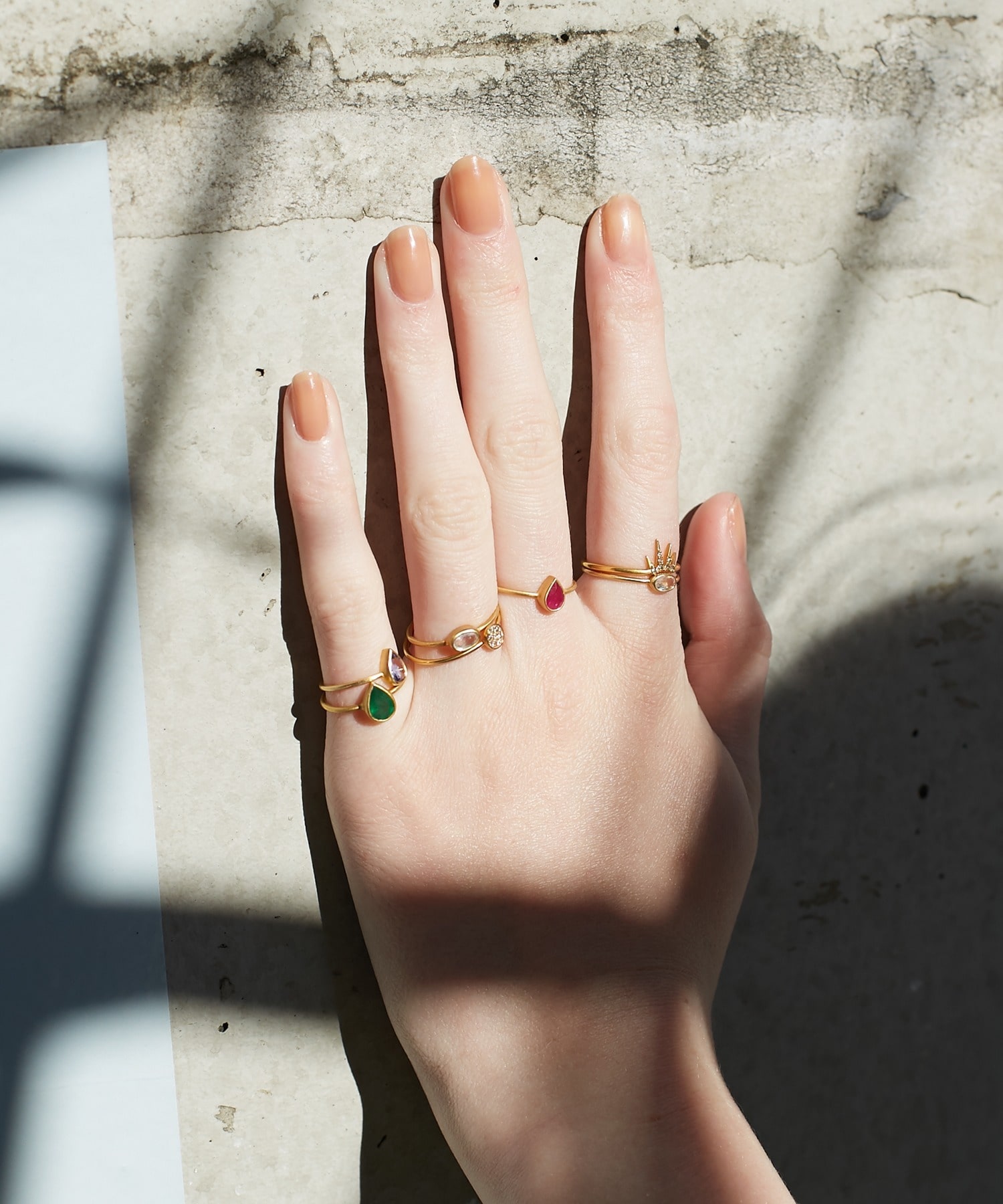 eden] K10 pear-shaped ruby ring｜ARTIDA OUD（アルティーダ ウード）