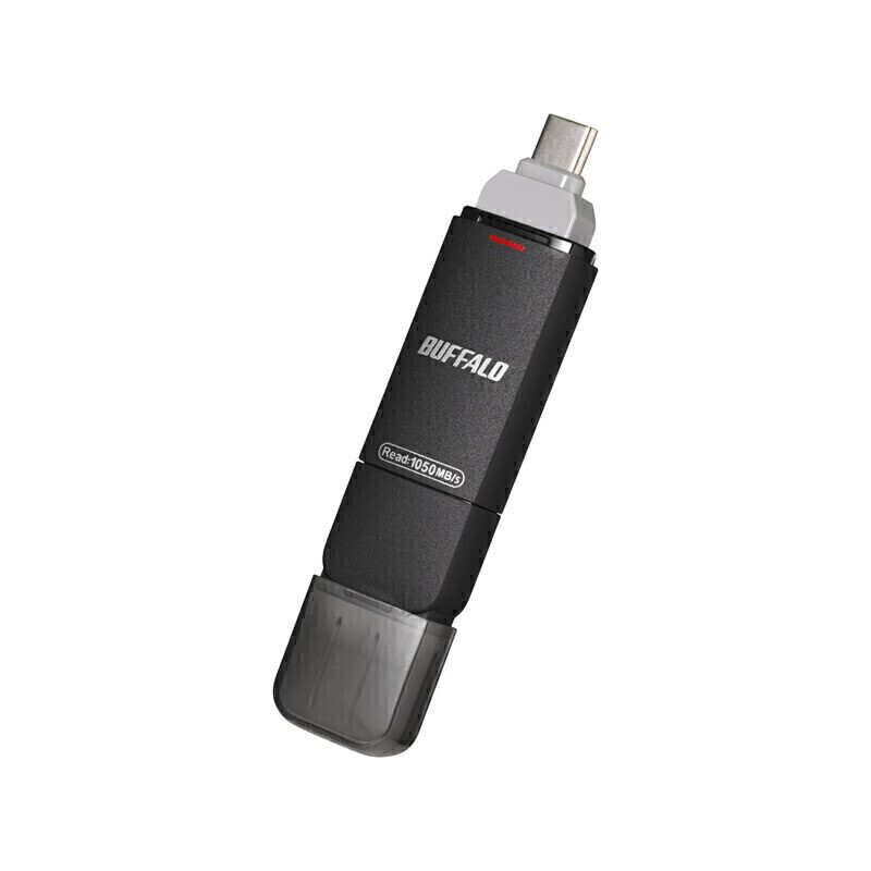 ポータブルSSD バッファロー SSD-SDH1.0U3BA SSD-SDH1.0U3-BA : 外付け